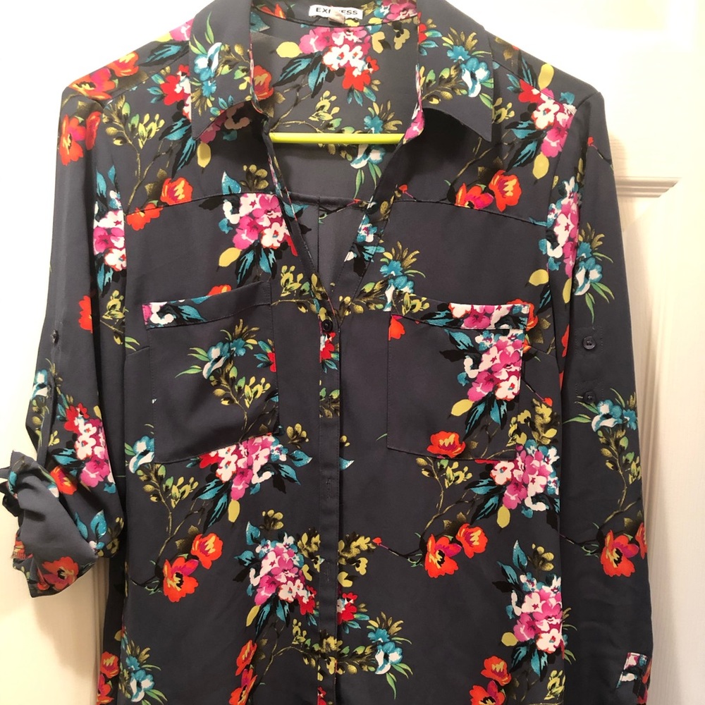 Express Portofino-Style Shirt NWOT